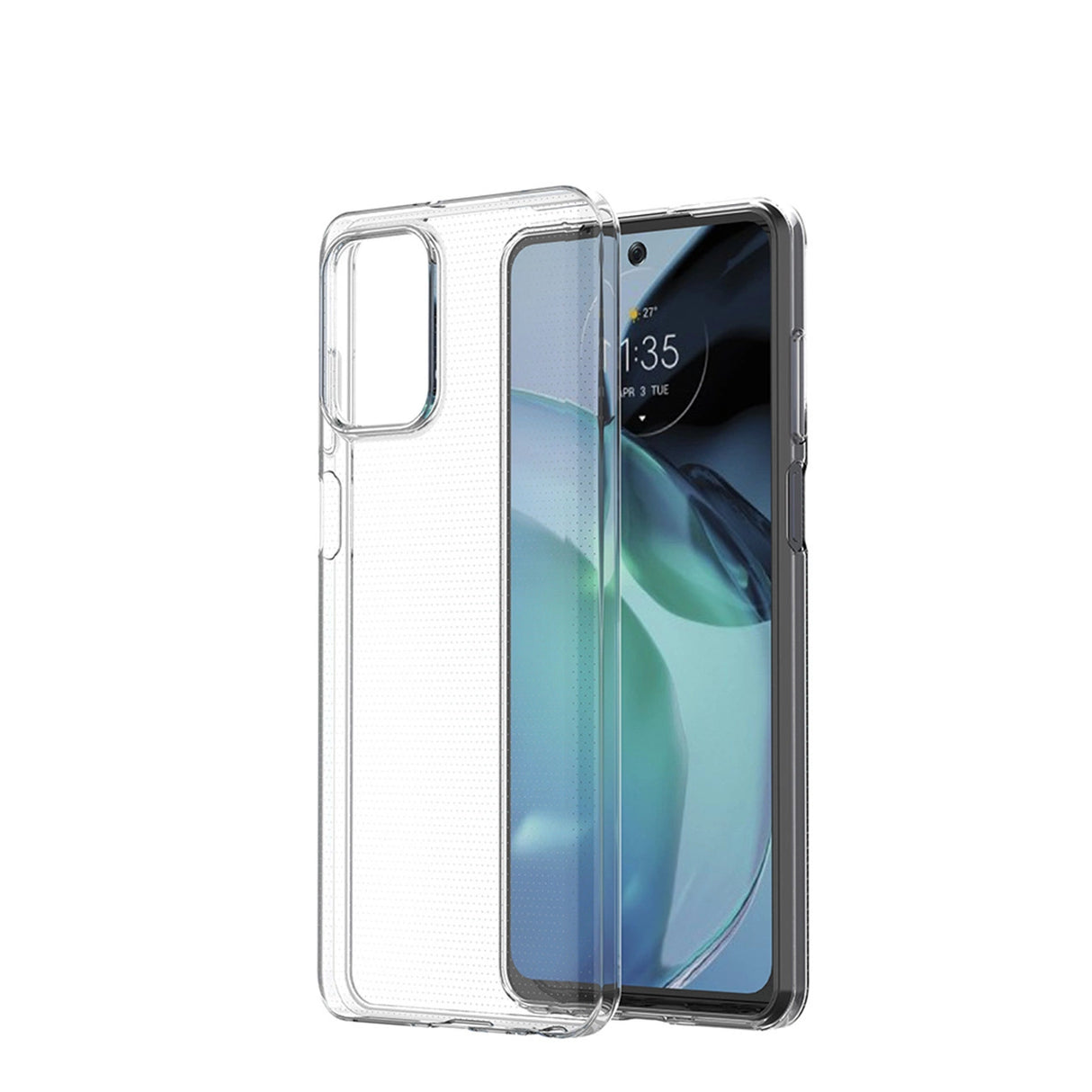 Ultra Clear 0,5 mm æske til Motorola Moto G73 5G tynd omslag gennemsigtig