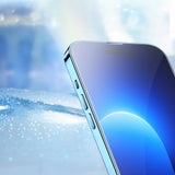 Baseus Full Screen Tempered Glass til iPhone 14 Pro med højttaler dækning 0,4 mm + montering kit