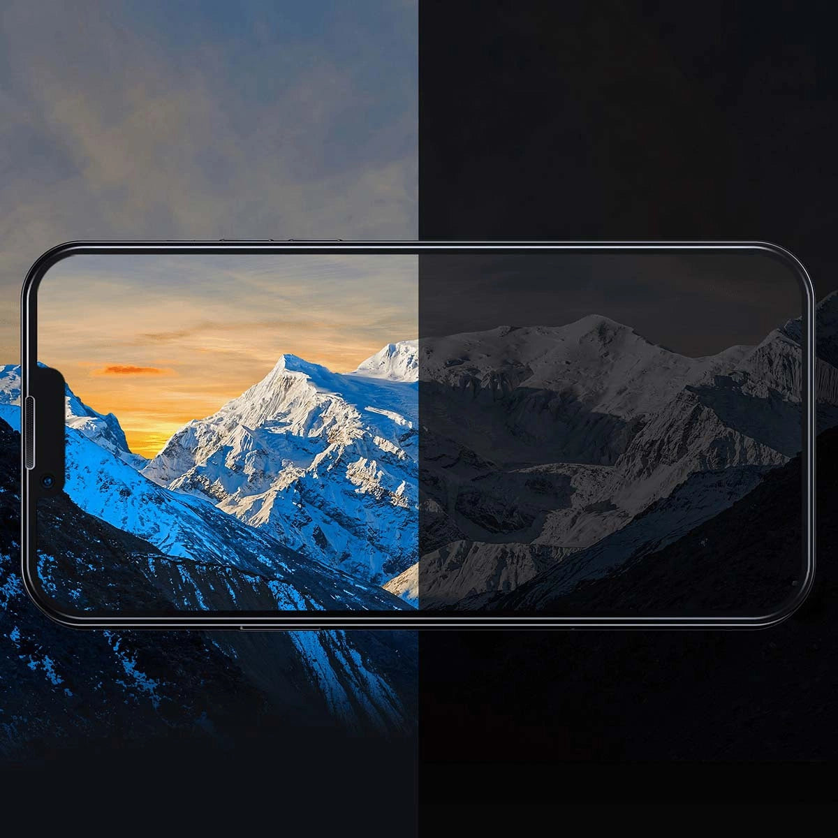 Baseus Full Screen Tempered Glass til iPhone 14 Plus / 13 Pro Max med højttaler dækning 0,4 mm + montering kit