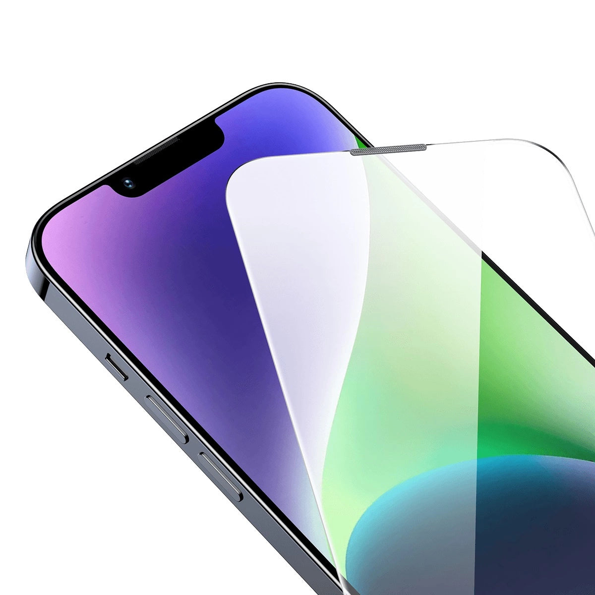 Baseus Full Screen Tempered Glass til iPhone 14 Plus / 13 Pro Max med højttaler dækning 0,4 mm + montering kit