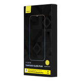 Baseus Full Screen Tempered Glass til iPhone 14 Plus / 13 Pro Max med højttaler dækning 0,4 mm + montering kit