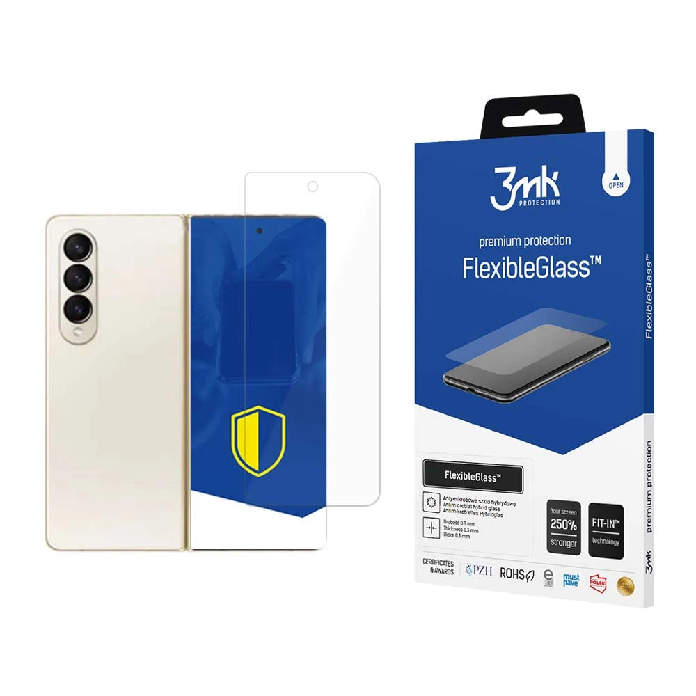 3mk FlexibleGlassTM hybridglas på Samsung Galaxy Z Fold 4 (forrest)
