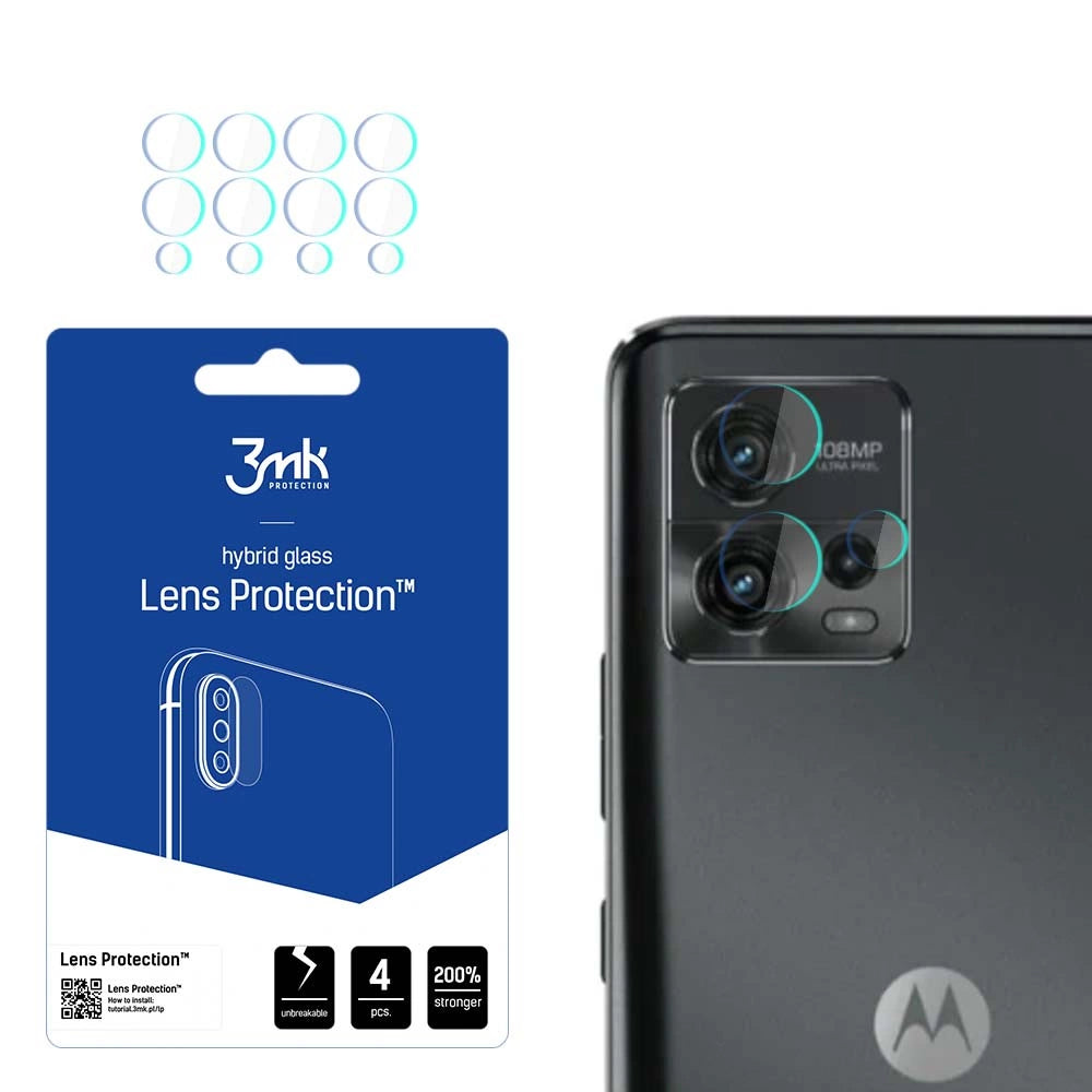 3mk Lens ProtectionTM hybridkameraglas til Motorola Moto G72