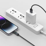 Joyroom Prism Series A16 Lightning / USB-A Cable 2.4A 1.2m med LED-skærm - sort