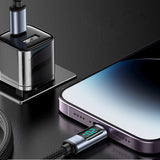 Joyroom Prism Series A16 Lightning / USB-C PD 20W 1,2m kabel - sort