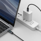 Joyroom Prism Series A16 USB-C / USB-C 100W 1,2m Kabel med LED-skærm - sort