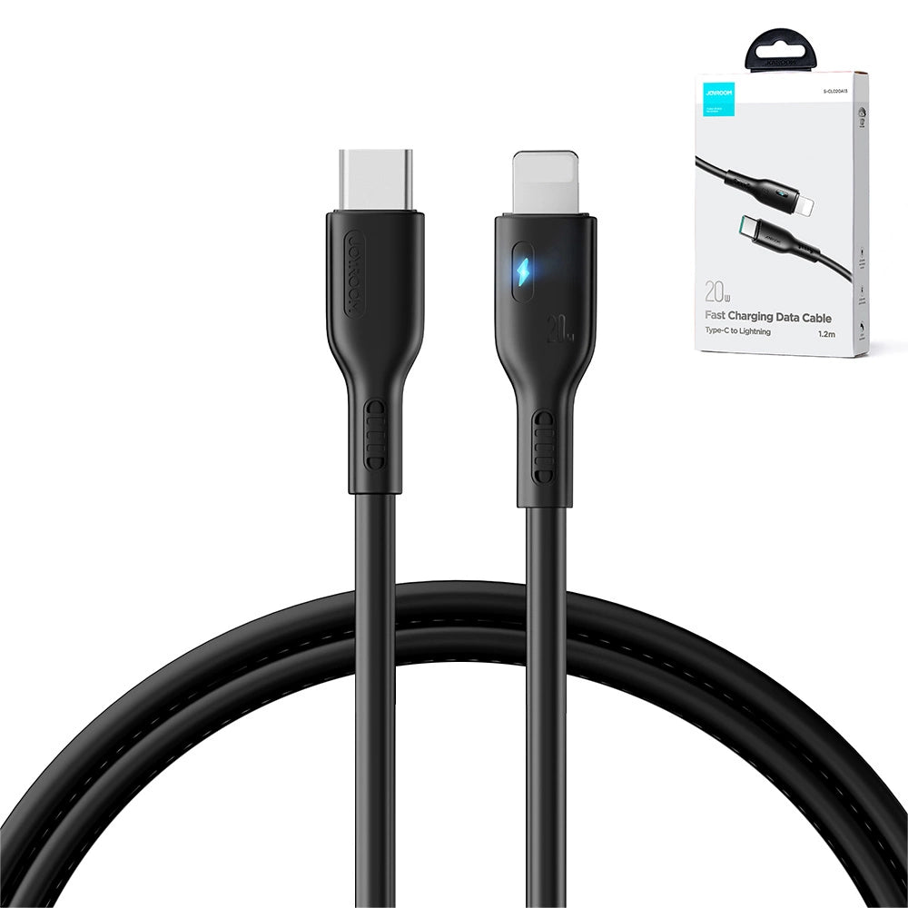 Joyroom Premium Series A13 Lightning / USB-C 20W 2m kabel - sort