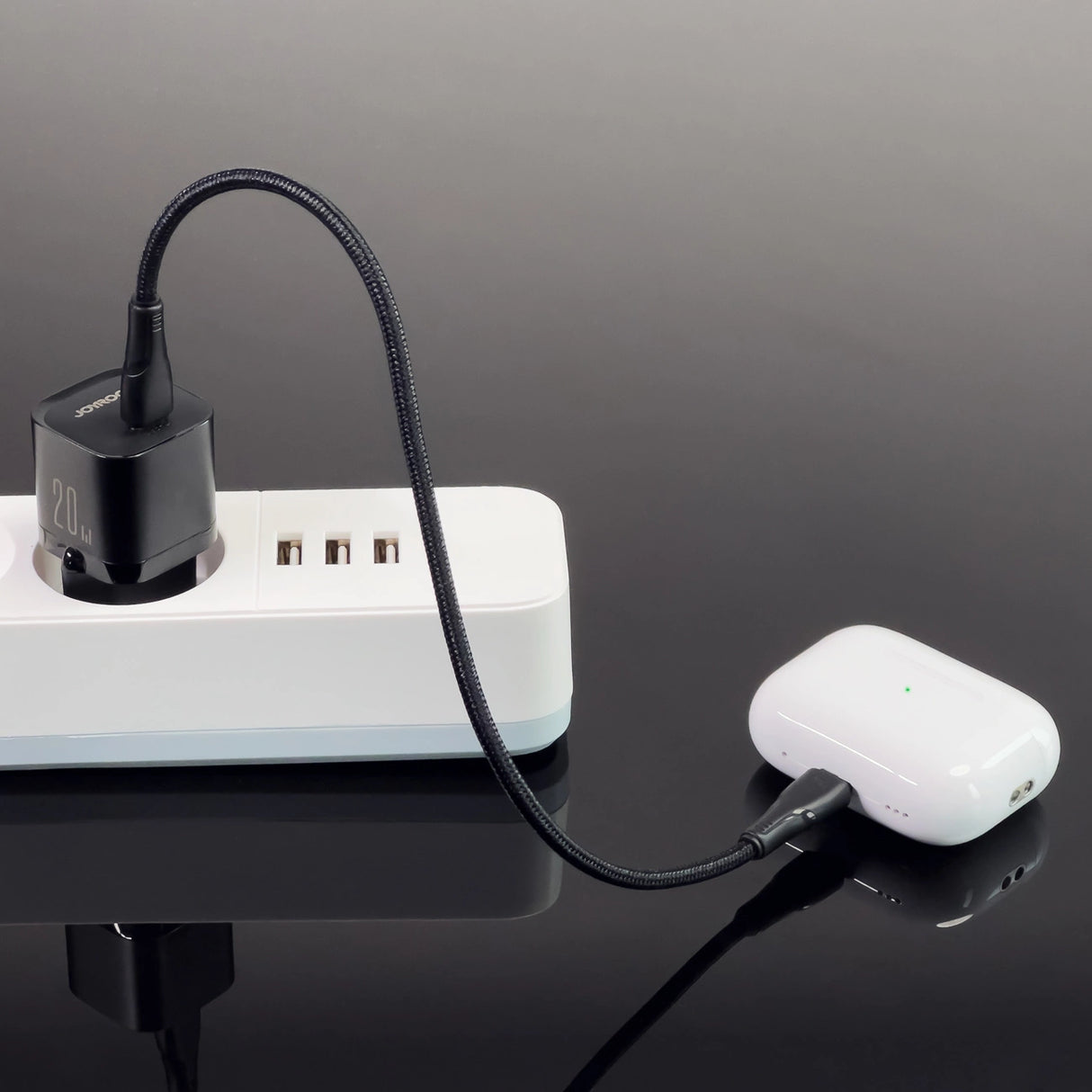 Mini oplader USB C 20W PD Joyroom JR-TCF02 - sort
