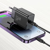 USB C 20W PD Joyroom JR-TCF06 oplader - sort