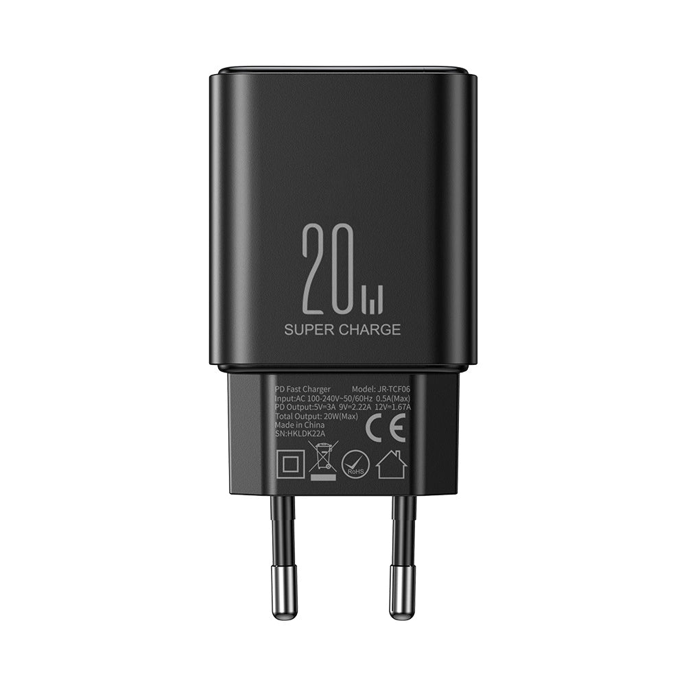 USB C 20W PD Joyroom JR-TCF06 oplader - sort