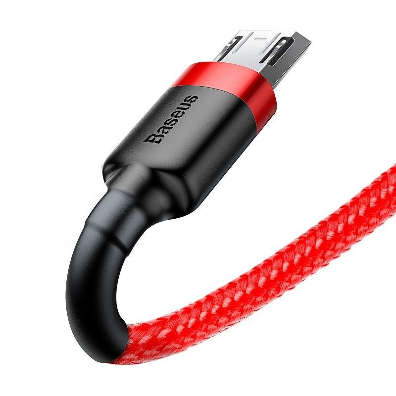 Baseus Cafule Micro USB-kabel 2,4 A 1 m (rød)