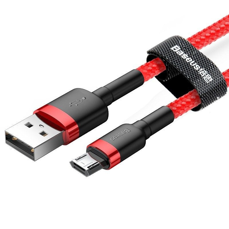 Baseus Cafule Micro USB-kabel 2,4 A 1 m (rød)