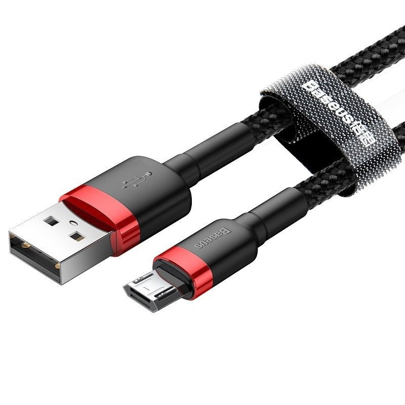 Baseus Cafule Micro USB-kabel 1,5 A 2 m (rød+sort)