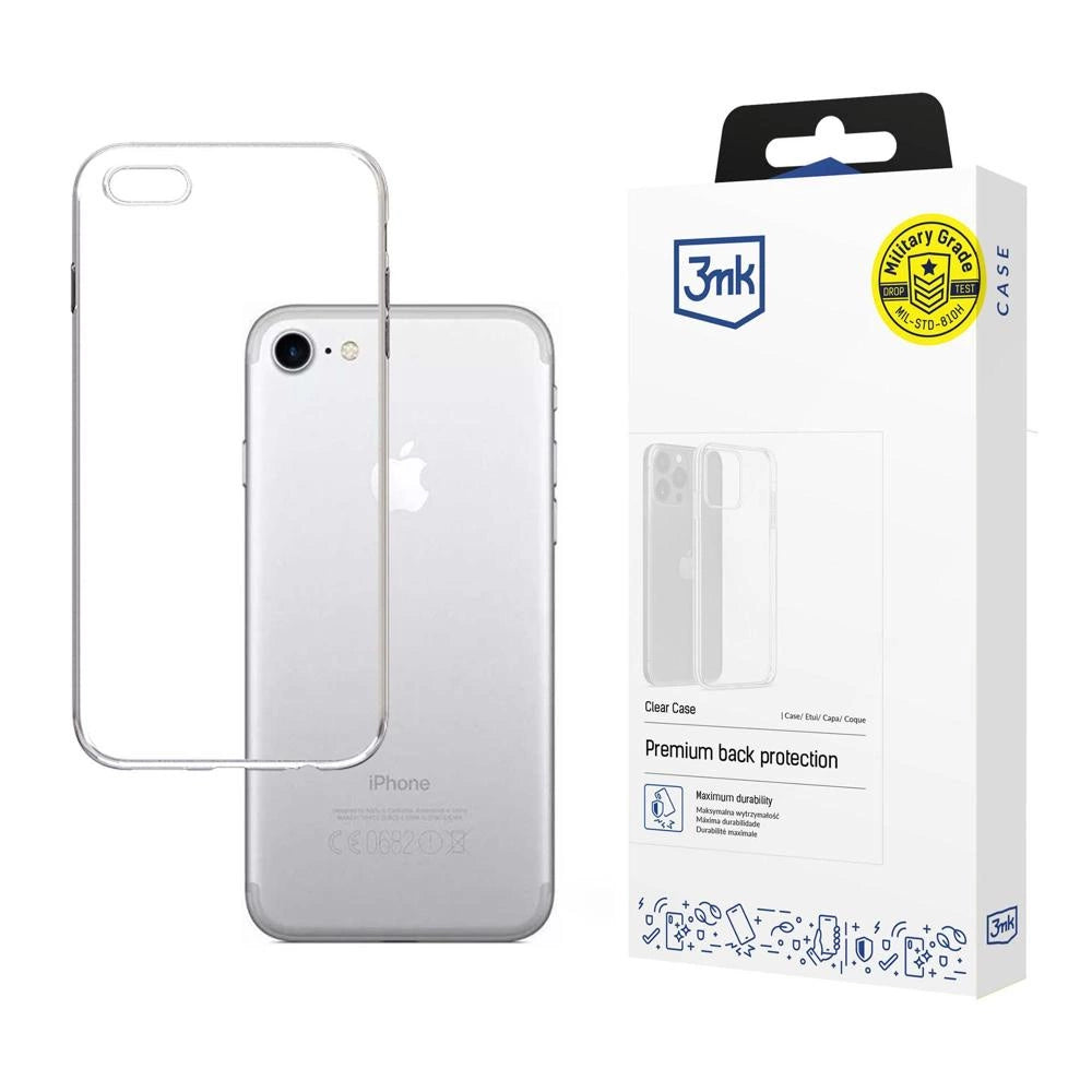 3mk Clear Case til iPhone 7 / 8 / SE 2020 / SE 2022 - gennemsigtig