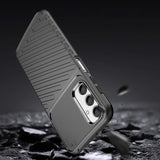 Thunder Case til Samsung Galaxy A24 4G silikone rustning case sort