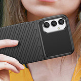 Thunder Case til Samsung Galaxy A24 4G silikone rustning case sort