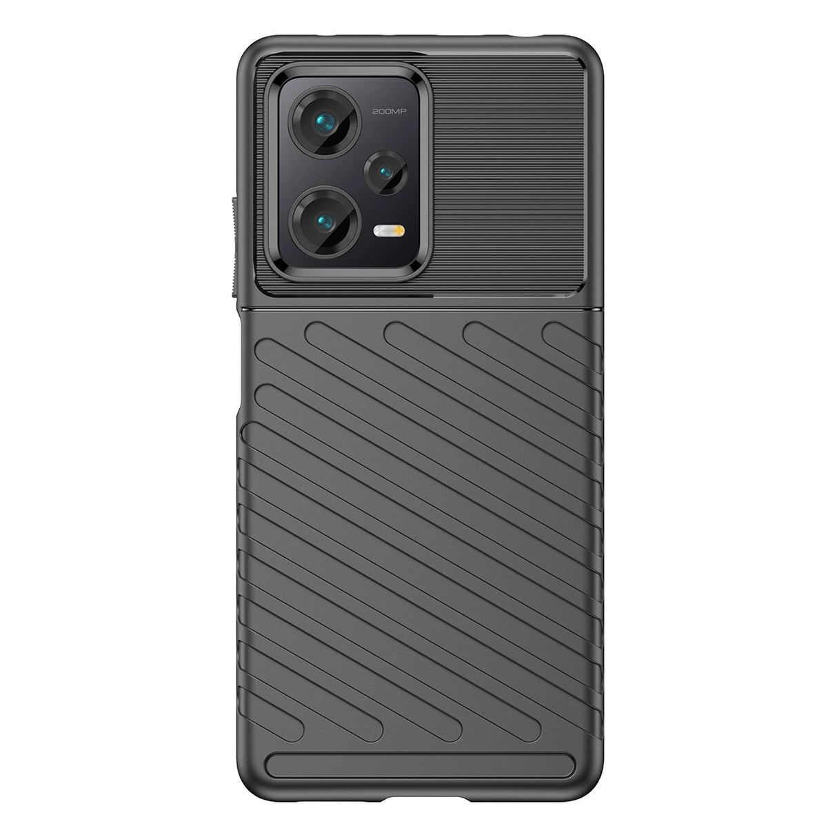 Thunder Case til Xiaomi Redmi Note 12 Pro+ silikone rustning case sort