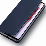 Dux Ducis Skin Pro Case For Xiaomi Redmi 11A / Poco C55 / Redmi 12C Flip Cover Card Wallet Stand Black