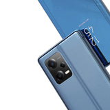 Clear View Case cover til Xiaomi Redmi Note 12 5G / Poco X5 5G flip cover sort