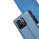 Clear View Case cover til Xiaomi Redmi 11A / Poco C55 / Redmi 12C flip case sort