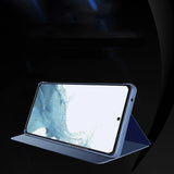 Clear View Case cover til Samsung Galaxy A24 4G flip cover sort