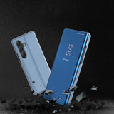 Clear View Case cover til Samsung Galaxy A24 4G flip cover sort