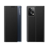 Nye Sleep Case Cover til Xiaomi Redmi Note 12 5G / Poco X5 5G Cover med Flip Stand Black