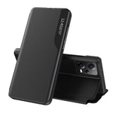 Eco Leather View Case Cover til Xiaomi Redmi Note 12 Pro / Poco X5 Pro 5G med Flip Stand Black