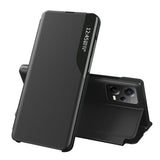 Eco Leather View Case Cover til Xiaomi Redmi Note 12 Pro / Poco X5 Pro 5G med Flip Stand Black