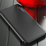 Eco Leather View Case Cover til Xiaomi Redmi Note 12 Pro / Poco X5 Pro 5G med Flip Stand Black