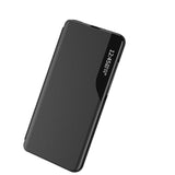 Eco Leather View Case Case til Xiaomi 13 Lite med flip stand sort