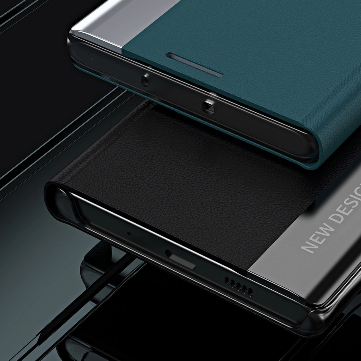 Sleep Case Pro-hylster til Xiaomi Redmi Note 12 Pro+ med flip stand sort