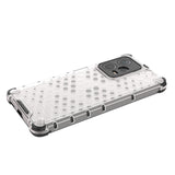Honeycomb case til Xiaomi Redmi Note 12 Pro + pansret hybrid cover blå