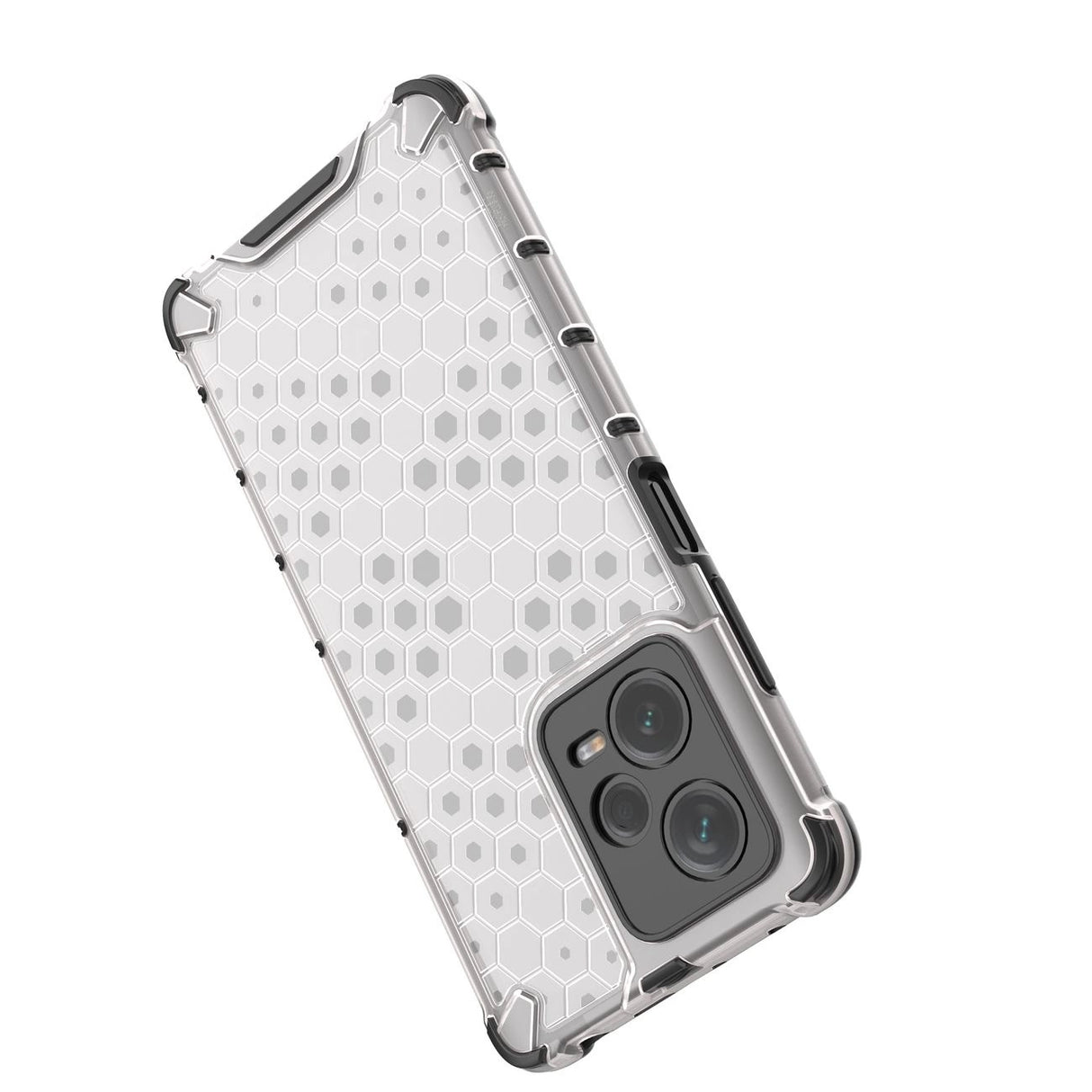 Honeycomb case til Xiaomi Redmi Note 12 Pro + pansret hybrid cover blå