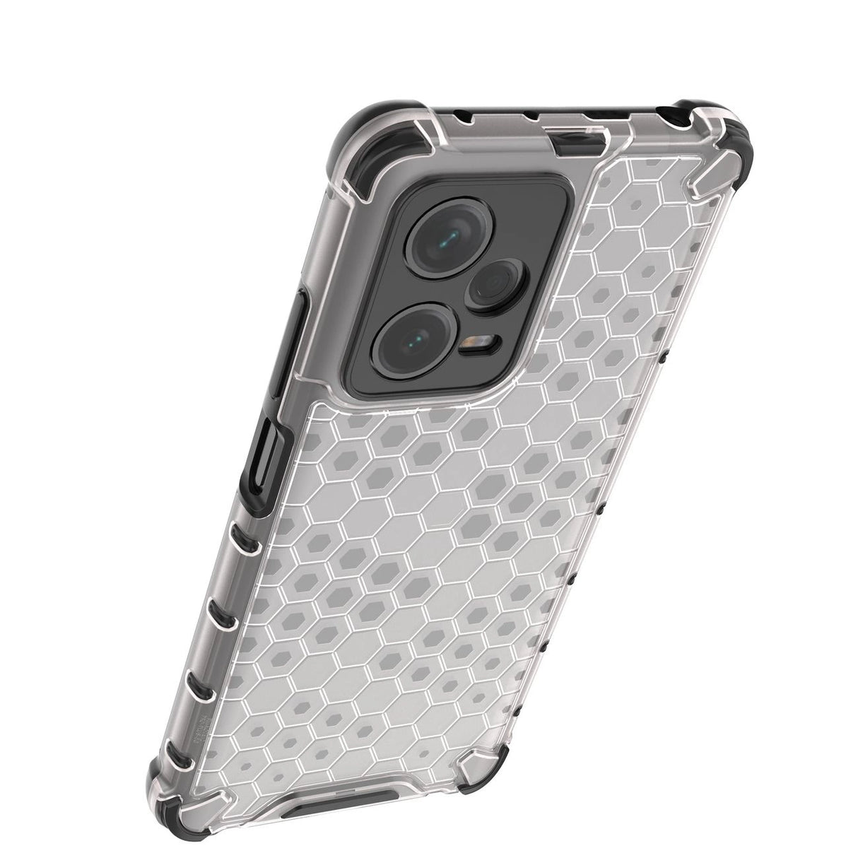 Honeycomb case til Xiaomi Redmi Note 12 Pro + pansret hybrid cover blå