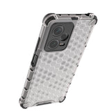 Honeycomb case til Xiaomi Redmi Note 12 Pro + pansret hybrid cover blå
