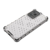 Honeycomb case til Xiaomi Redmi Note 12 Pro + pansret hybrid cover blå