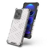 Honeycomb case til Xiaomi Redmi Note 12 Pro+ pansret hybrid cover sort