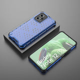 Honeycomb case til Xiaomi Redmi Note 12 5G / Poco X5 5G pansret hybrid case blå