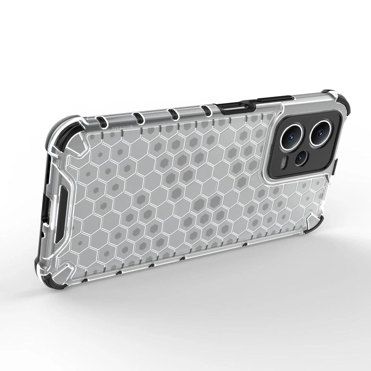 Honeycomb case til Xiaomi Redmi Note 12 5G / Poco X5 5G pansret hybrid cover sort