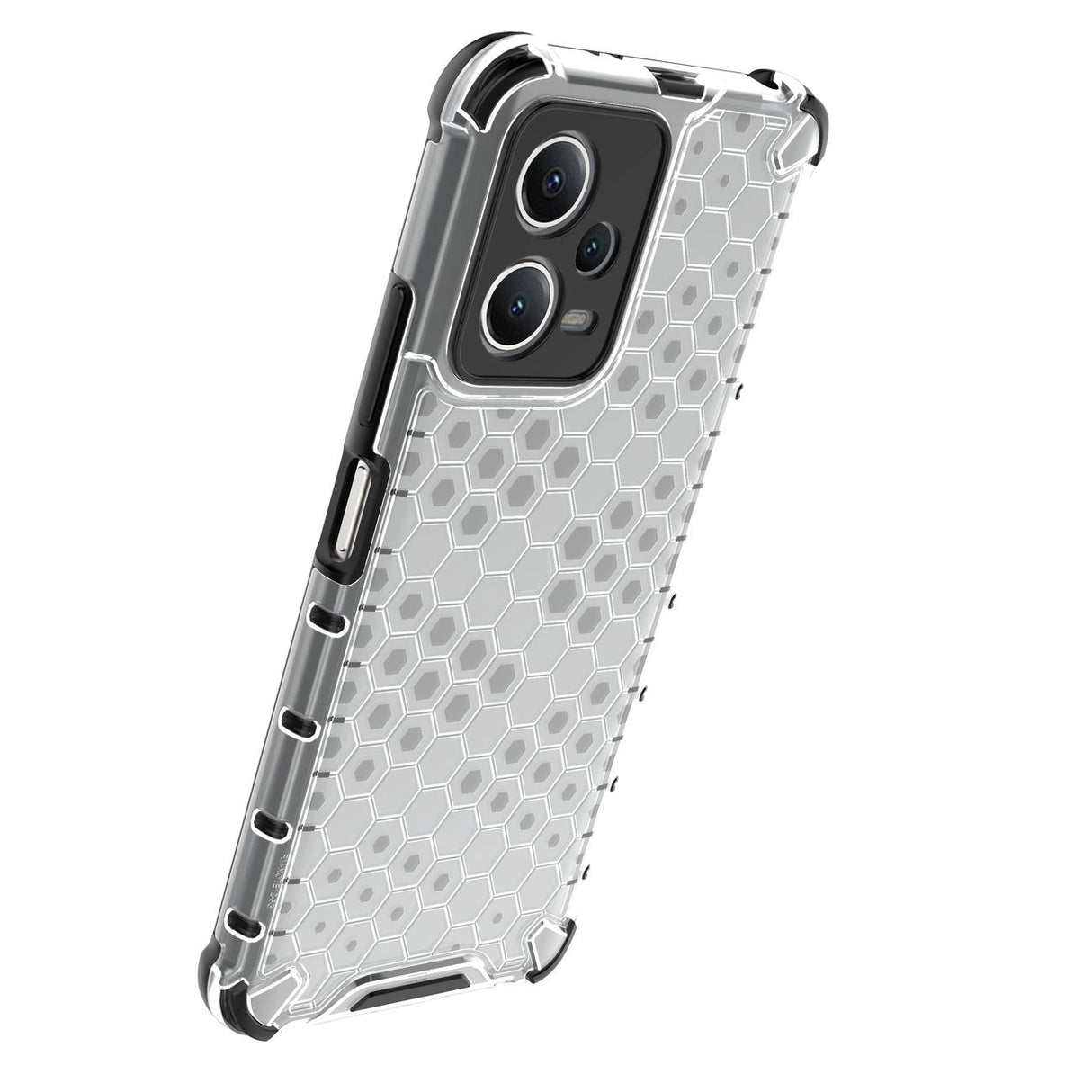 Honeycomb case til Xiaomi Redmi Note 12 5G / Poco X5 5G pansret hybrid cover sort
