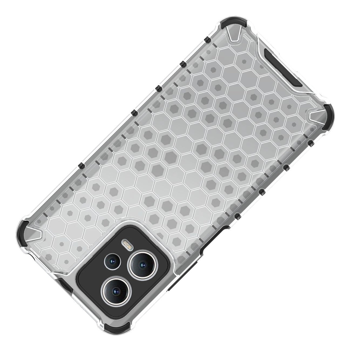 Honeycomb case til Xiaomi Redmi Note 12 5G / Poco X5 5G pansret hybrid cover sort