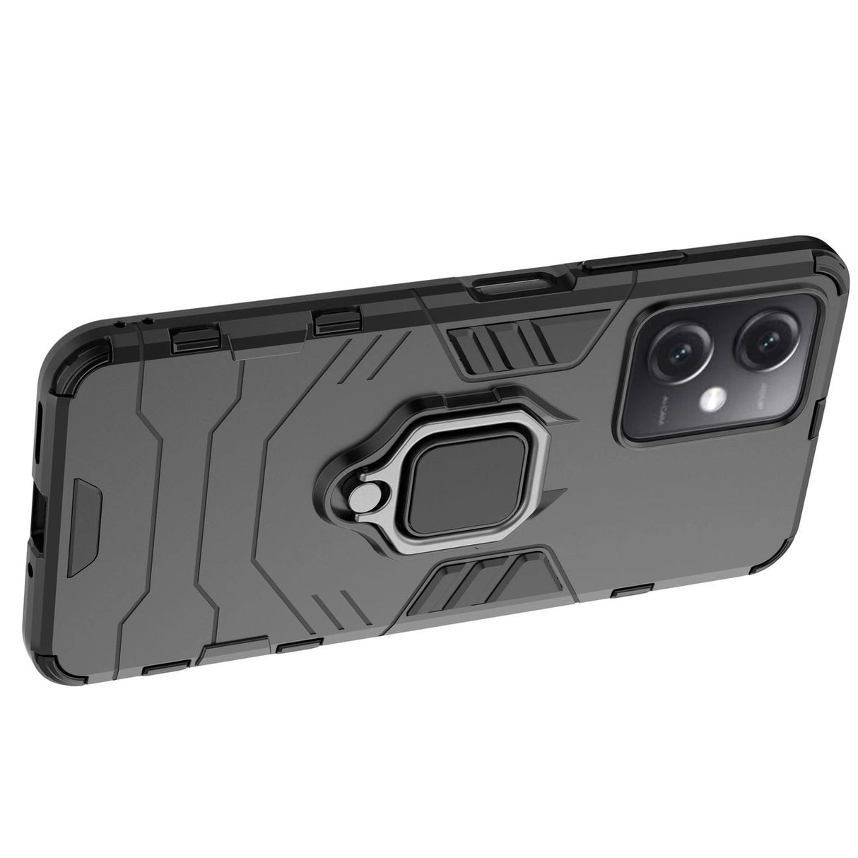 Ring Armor Case til Xiaomi Redmi Note 12 5G / Poco X5 5G Armor Cover Magnetisk Holder Ring Black