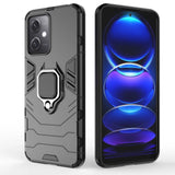 Ring Armor Case til Xiaomi Redmi Note 12 5G / Poco X5 5G Armor Cover Magnetisk Holder Ring Black
