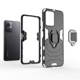 Ring Armor Case til Xiaomi Redmi Note 12 5G / Poco X5 5G Armor Cover Magnetisk Holder Ring Black