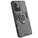 Ring Armor Case til Xiaomi Redmi Note 12 5G / Poco X5 5G Armor Cover Magnetisk Holder Ring Black