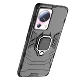 Ring Armor case til Xiaomi 13 Lite pansret cover magnetisk holder ring sort