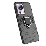 Ring Armor case til Xiaomi 13 Lite pansret cover magnetisk holder ring sort