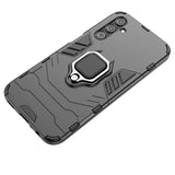 Ring Armor case til Samsung Galaxy A24 4G pansrede cover magnetisk holder ring sort
