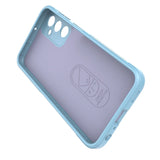 Magic Shield Case til Samsung Galaxy A24 4G fleksibelt pansret cover lysblå